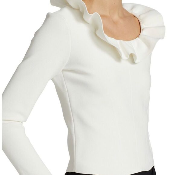 Alexander McQueen Ruffle Neck Sweater size S - Picture 2 of 9